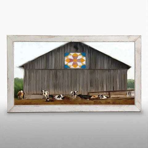 Barn - Quilted With Cows