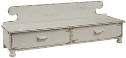 Counter Shelf Distressed White