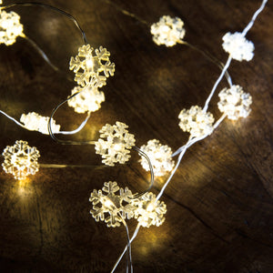 String Lights - Snowflake 20 Lights