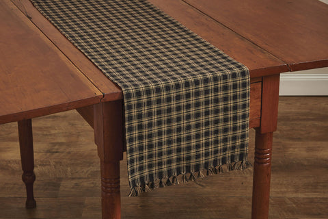 Sturbridge Table Runner - Black - 54"