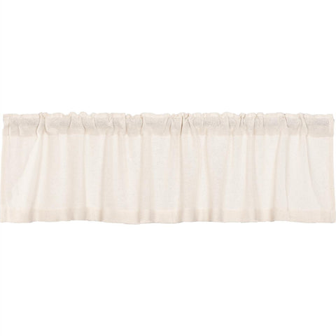 Burlap Antique White Valance