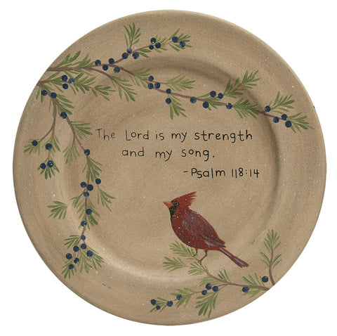 The Lord Is My Strength Plate