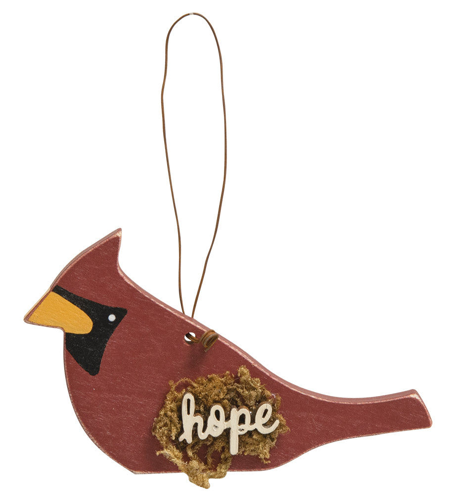 Hope Cardinal Ornament