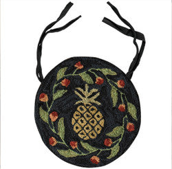 Pineapple Hooked Chair Pad