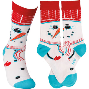 Socks - Snowman