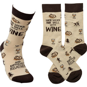 Socks - These Socks Pair Well With Wine
