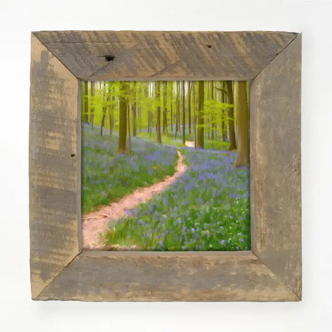 Lavender Path Framed print 10"
