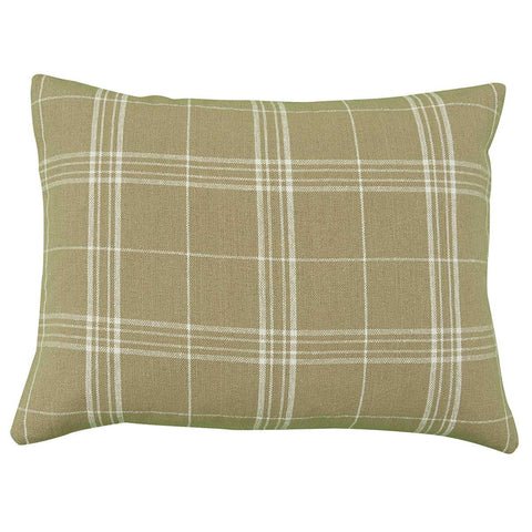 FIELDSTONE PLAID STANDARD SHAM - CREAM