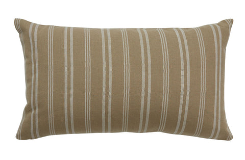 CHESTER STRIPE PILLOW - CREAM POLYESTER INSERT