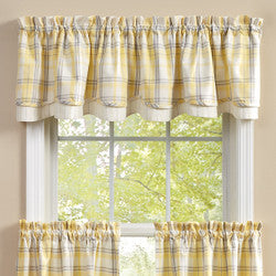 Meadowlark Lined Layered Valance - 14"