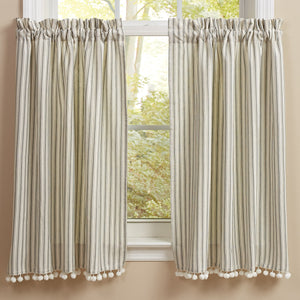 Gray Ticking Tiers - 36"
