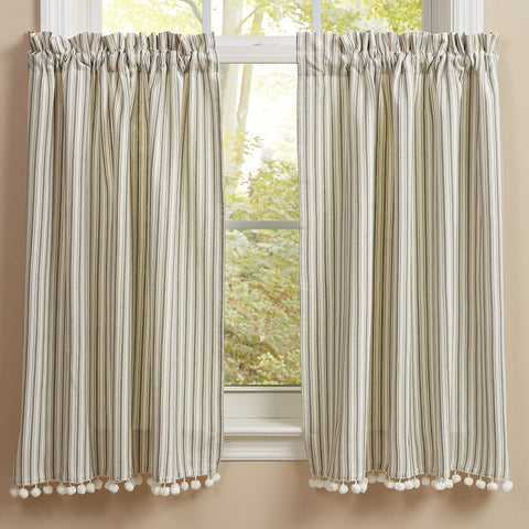 Gray Ticking Tiers - 36"