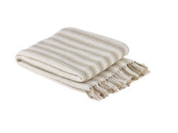 Farmhouse Ticking Throw