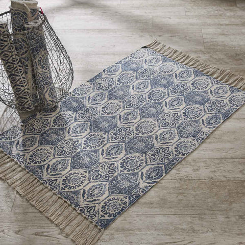 MOSAIC TILE PRINTED RUG 4'X6'