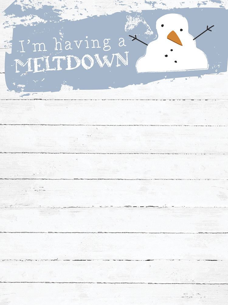 I'm Having A Meltdown Mini Notepad