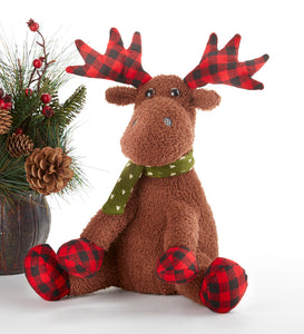Sitting Christmas Moose