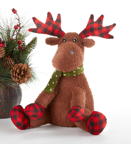 Sitting Christmas Moose