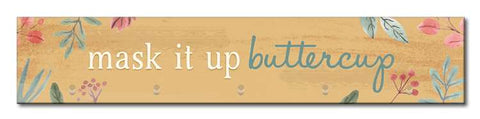 MASK UP BUTTERCUP FLORAL - MASK HANGERS