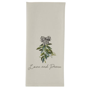 LOVE AND PEACE DISHTOWEL