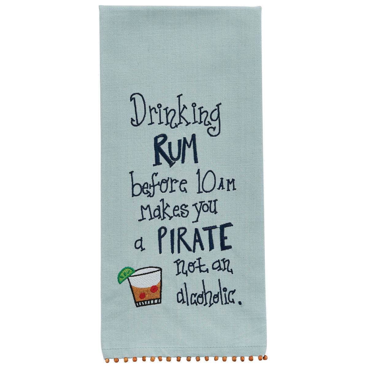 Dishtowel - "Drinking Rum"