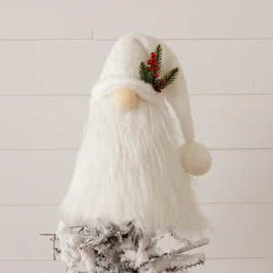 White Gnome Tree Topper