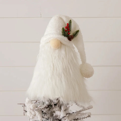 White Gnome Tree Topper