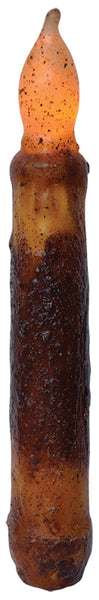 Burnt Mustard Timer Taper  6"