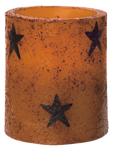 Star Timer Pillar - Burnt Mustard - 3" X 3-1/2"