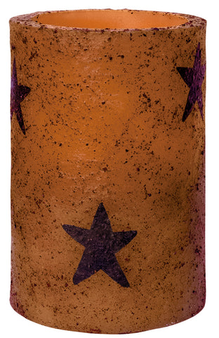 Star Timer Pillar - Burnt Mustard - 3" X 4-1/2"
