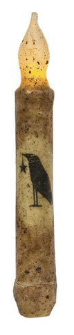 Burnt Ivory Crow Timer Taper 6"