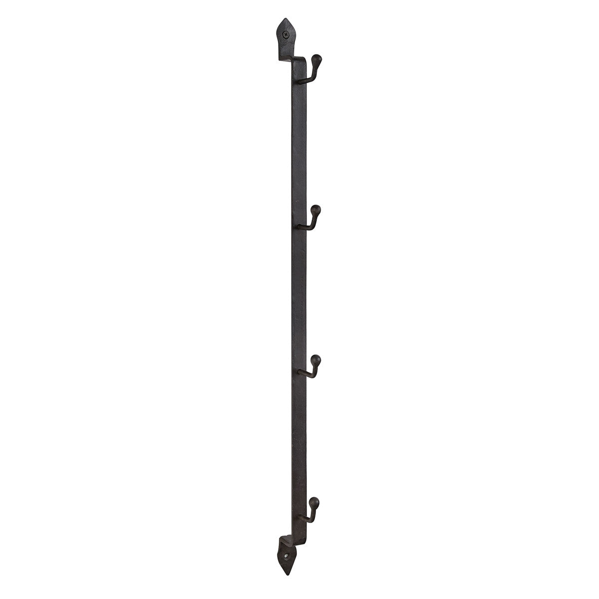 FORGED IRON WALL MUG RACK