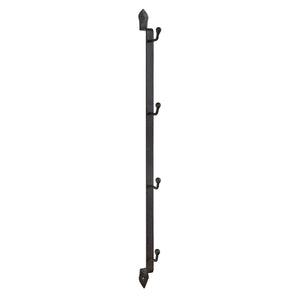 FORGED IRON WALL MUG RACK