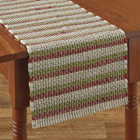 VINTAGE HOMETOWN CHINDI TABLE RUNNER - 36"L