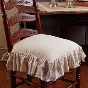 Ruffled Chair Pad - 16" x 16"