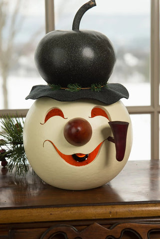Walter Snowman Gourd - Lit