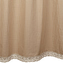 Granny's Tan Check Valance (72x14")