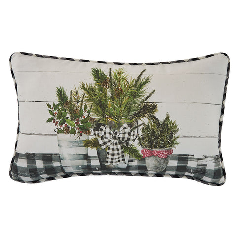 WINTER PINES 12"X20" PRINT PILLOW