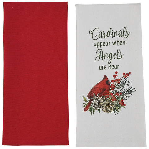 Dishtowel Set - Cardinals Appear