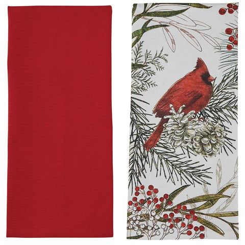 Dishtowels Set - Cardinals