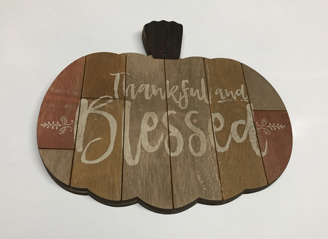 Thankful Pumpkin Hanger