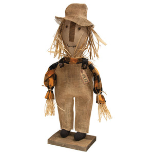 Oscar Scarecrow Doll On Base