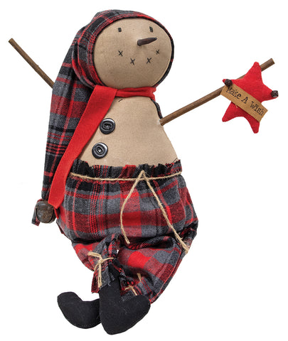 Yule Plaid Snowman