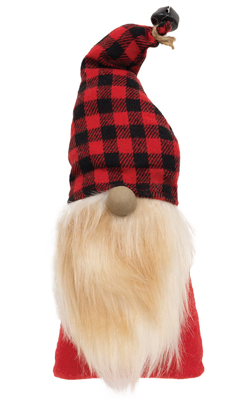 Buffalo Check Jingle Bell Gnome