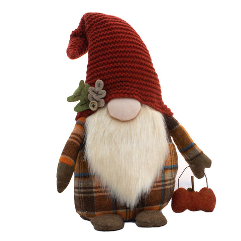 Fall Gnome with Pumpkin