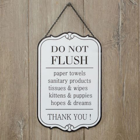 BATHROOM ETIQUETTE SIGN