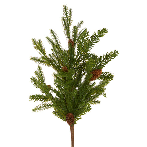 36" EVERGREEN AND PINECONE SPRAY