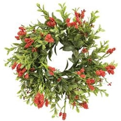 Nottingham Berry Candle Ring, Red