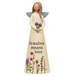 Grandma Means Love Resin Angel