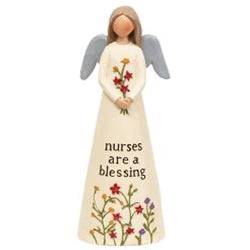 Nurses Are A Blessing Resin Angel