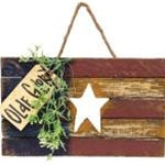 Flag with Star Cutout